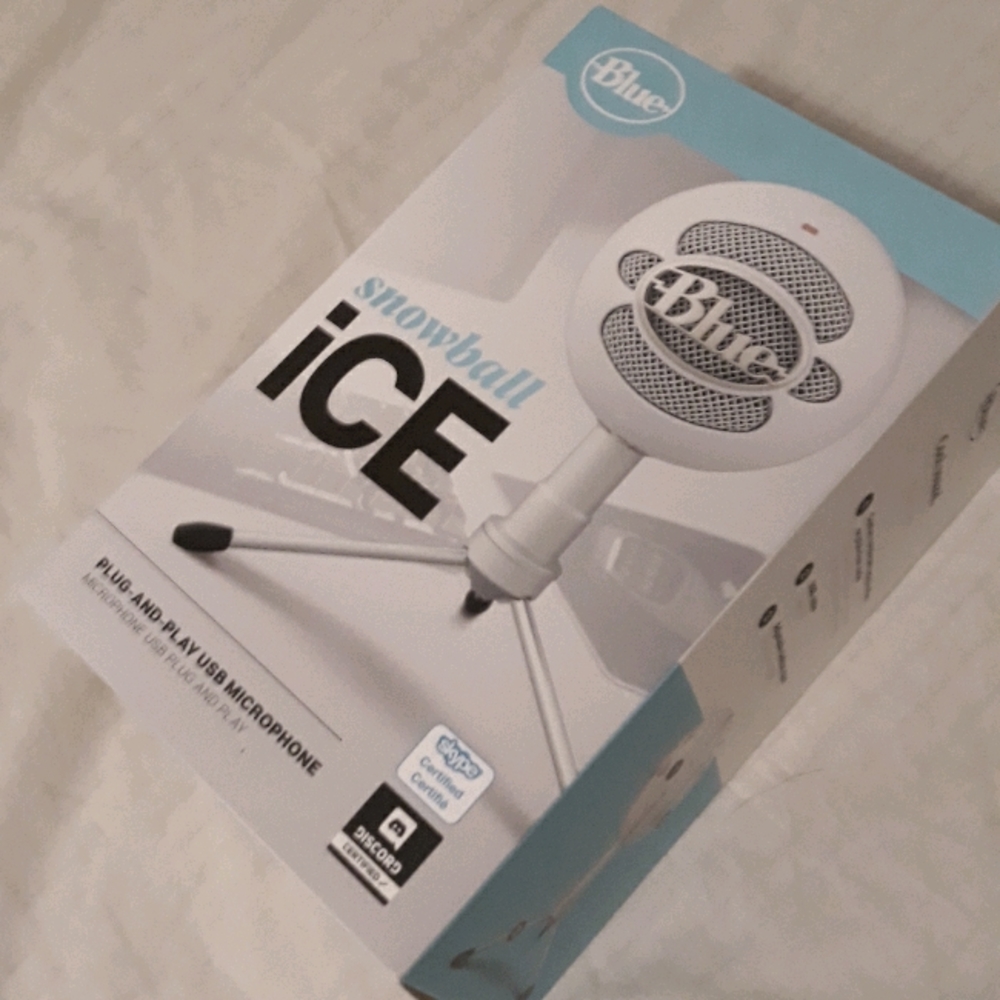 Blue-Snowball Ice Microphone